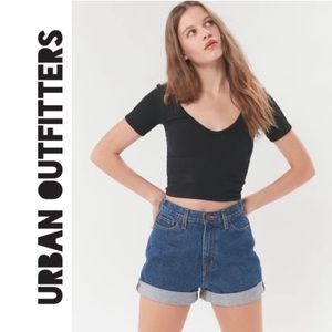🆕 Urban Outfitters:BDG Jeans Shorts (Dark Blue Wash). NWOT